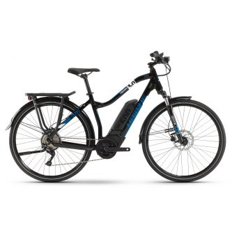 Haibike SDURO Trekking 3.0 500Wh Damen schwarz/weiß/blau - Fahrrad Online  Shop