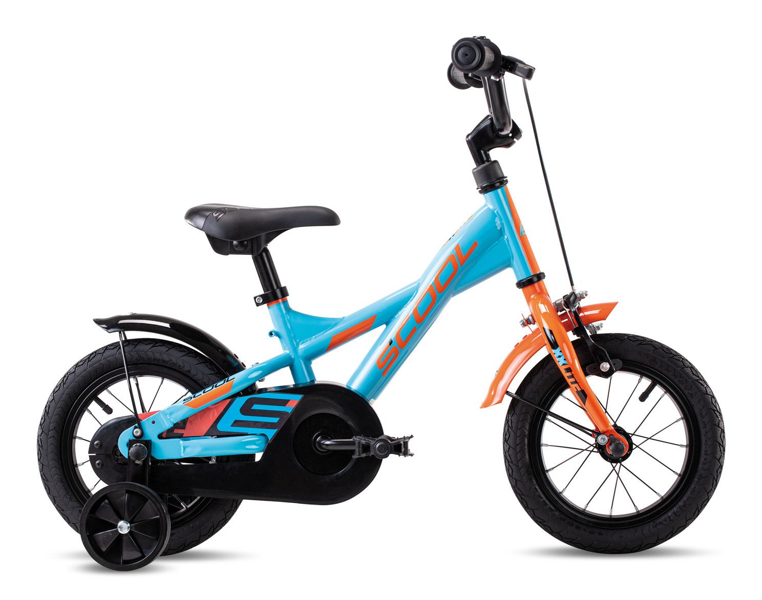 S'cool XXlite steel 12 petrol/orange - Fahrrad Online Shop