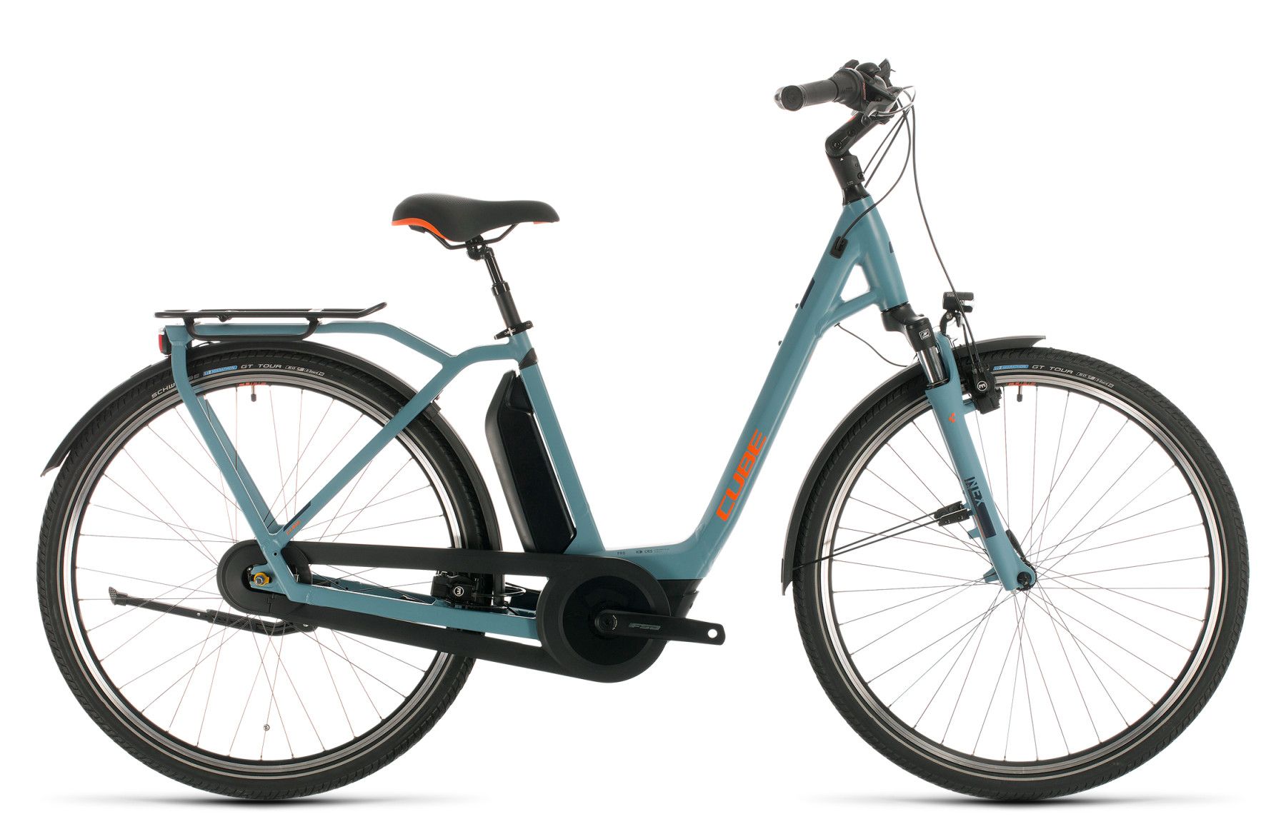 Cube Town Hybrid Pro RT 500 Damen blue´n´orange - Fahrrad Online Shop
