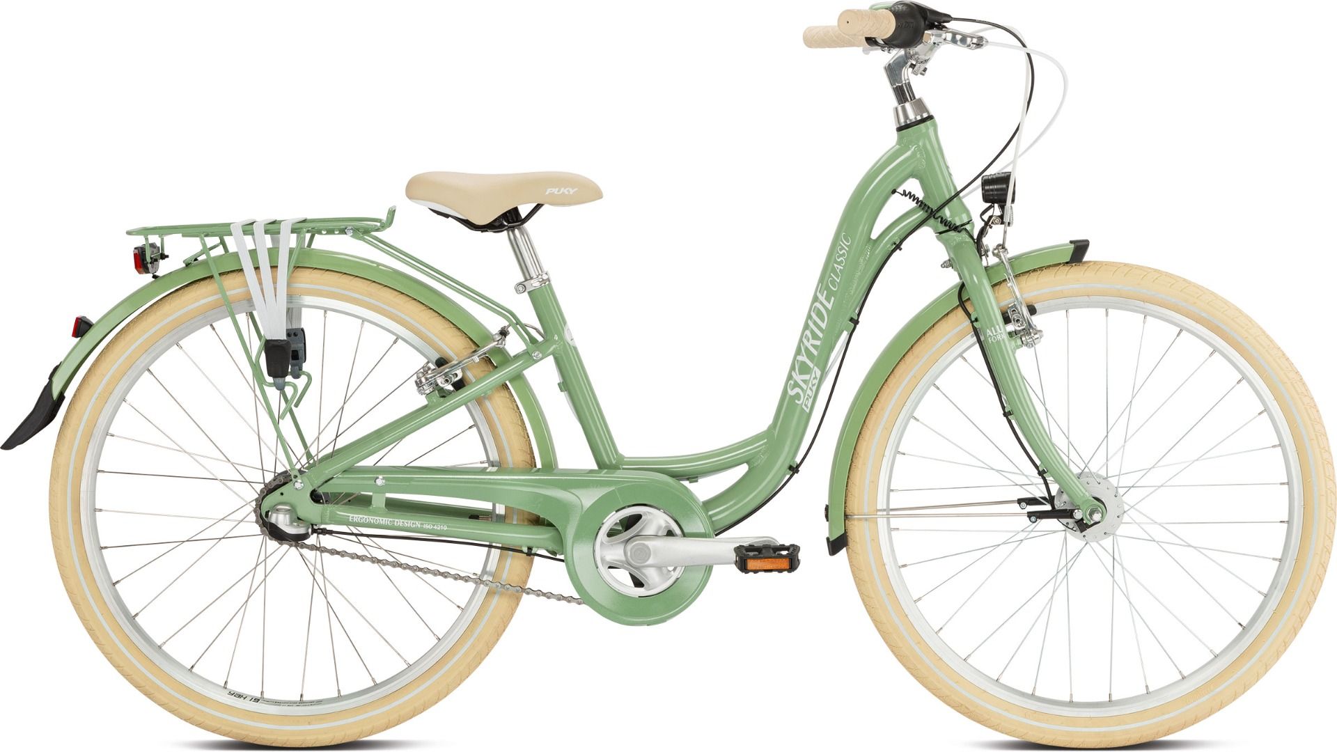 Puky Skyride 24-3 Classic retro-grün - Fahrrad Online Shop