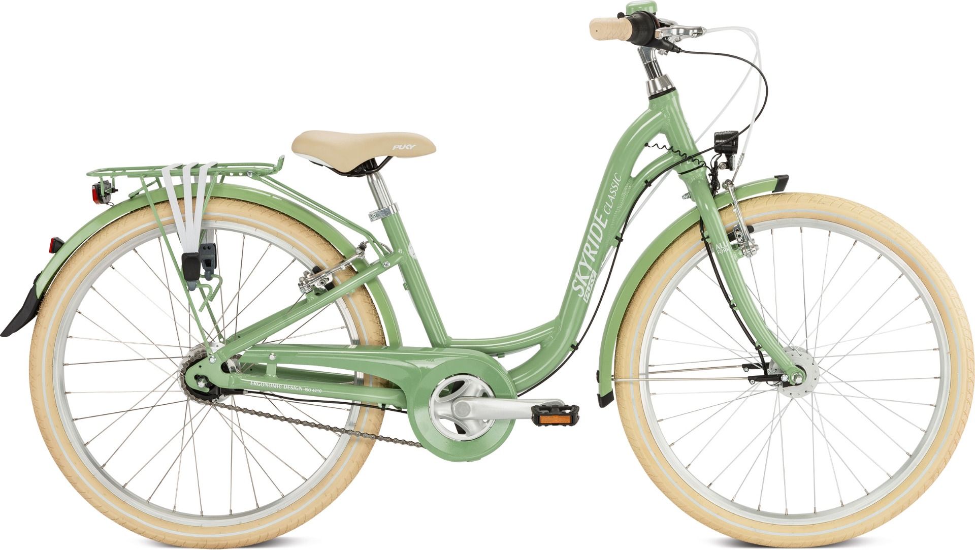 Puky Skyride 24-7 Classic retro-grün - Fahrrad Online Shop