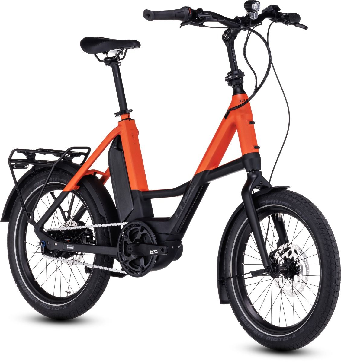 Cube Compact Hybrid 500 black´n´sparkorange (2023) - Fahrrad Online Shop