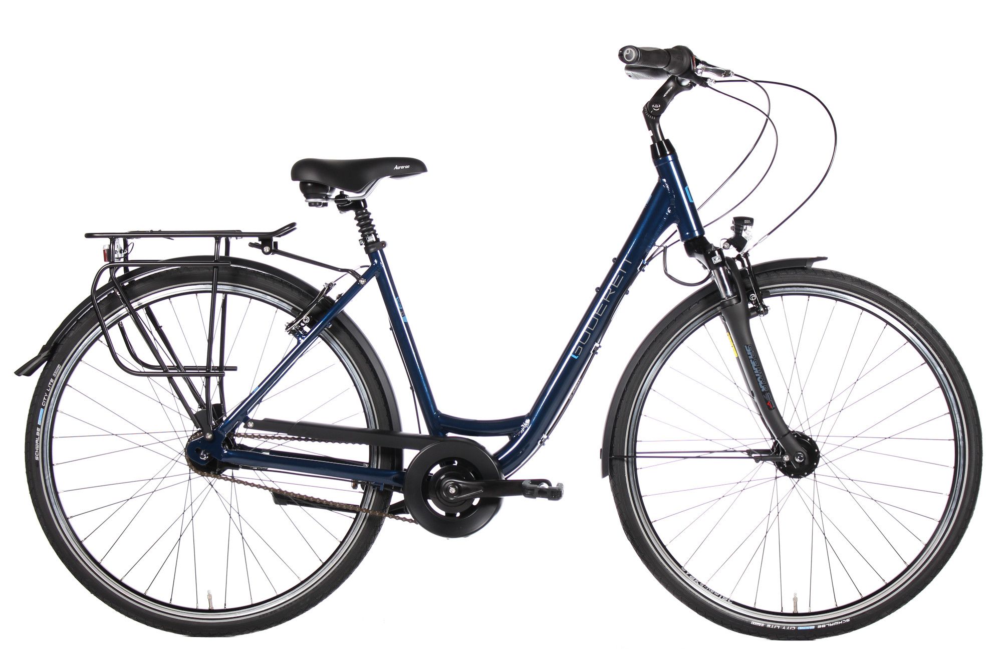 Gudereit Comfort 7.0 RT Einrohr dunkelblau - Fahrrad Online Shop
