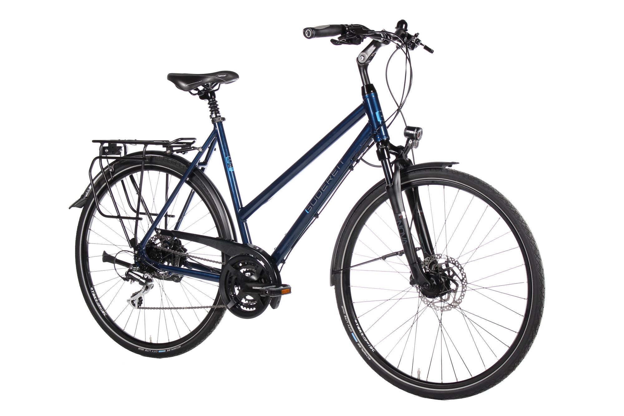 Gudereit LC-30 evo Trapez dunkelblau glanz - Fahrrad Online Shop