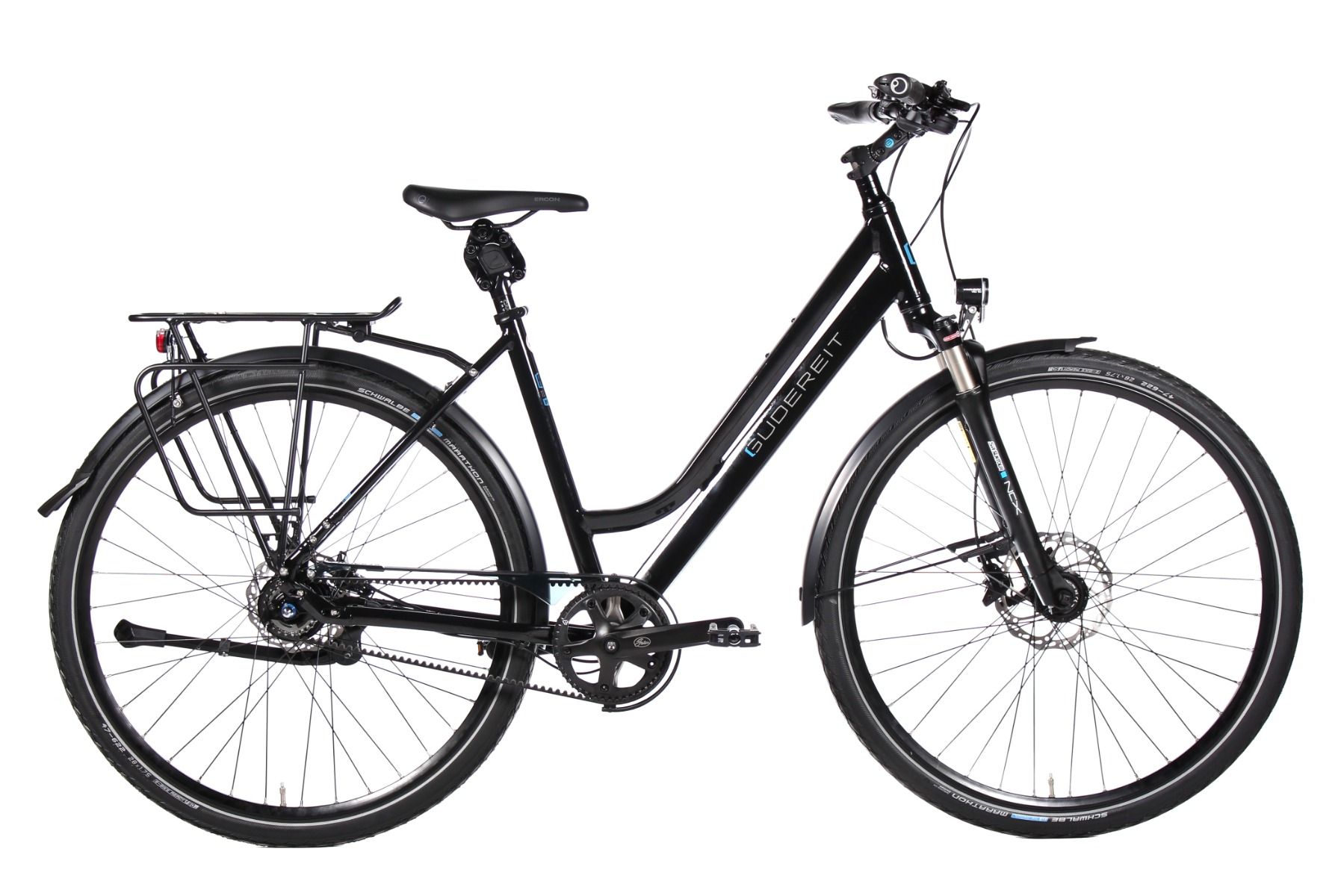 Gudereit Premium 11.0 evo Damen schwarz glanz - Fahrrad Online Shop