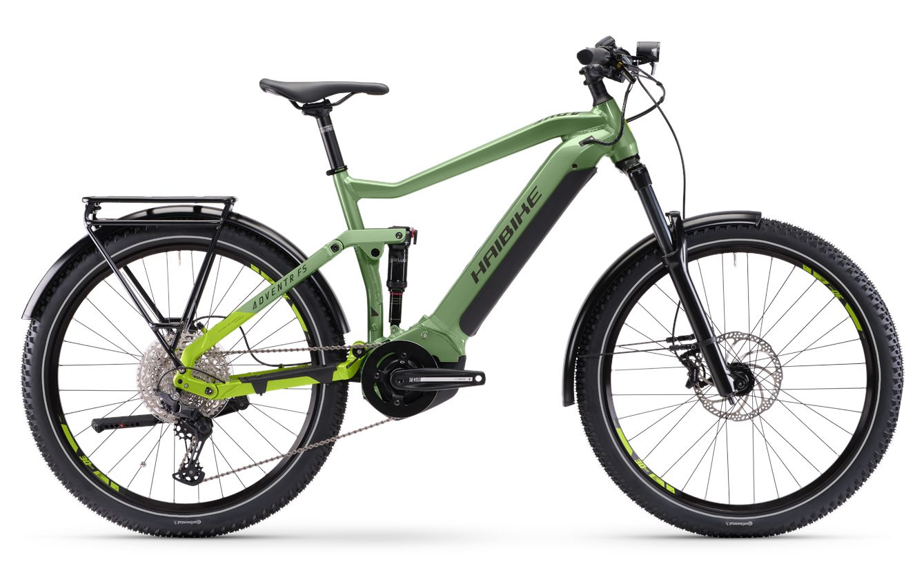 Haibike Adventr FS 8 630Wh metallic green/apple gloss - Fahrrad Online Shop
