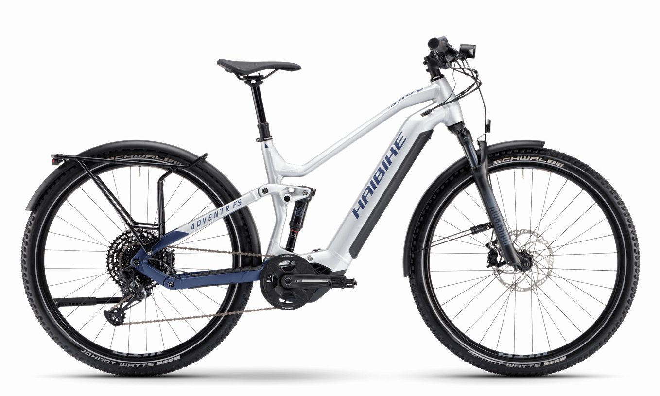 Haibike Adventr FS 9 720Wh silver/dark blue matt - Fahrrad Online Shop