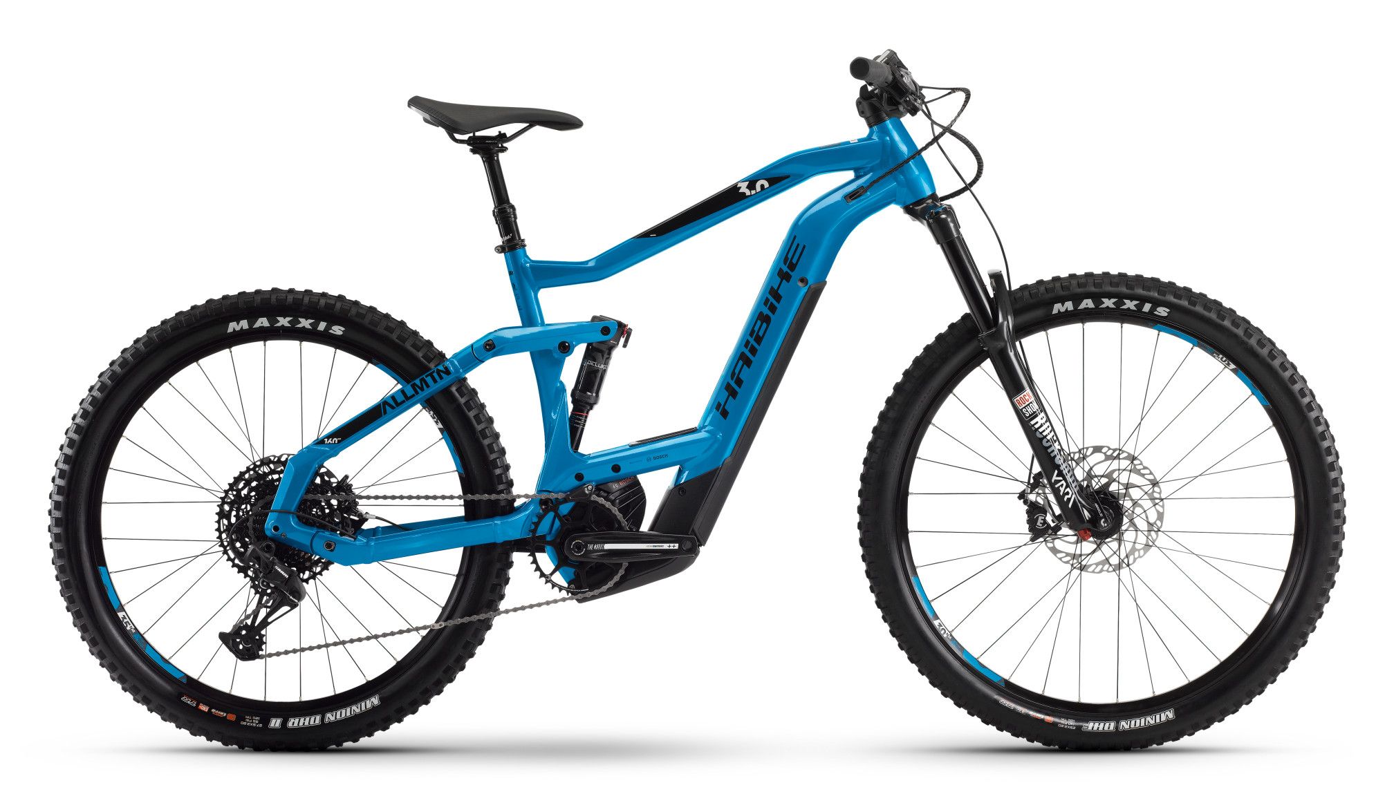 Haibike XDURO AllMtn 3.0 blau/schwarz/grau (2020) - Fahrrad Online Shop