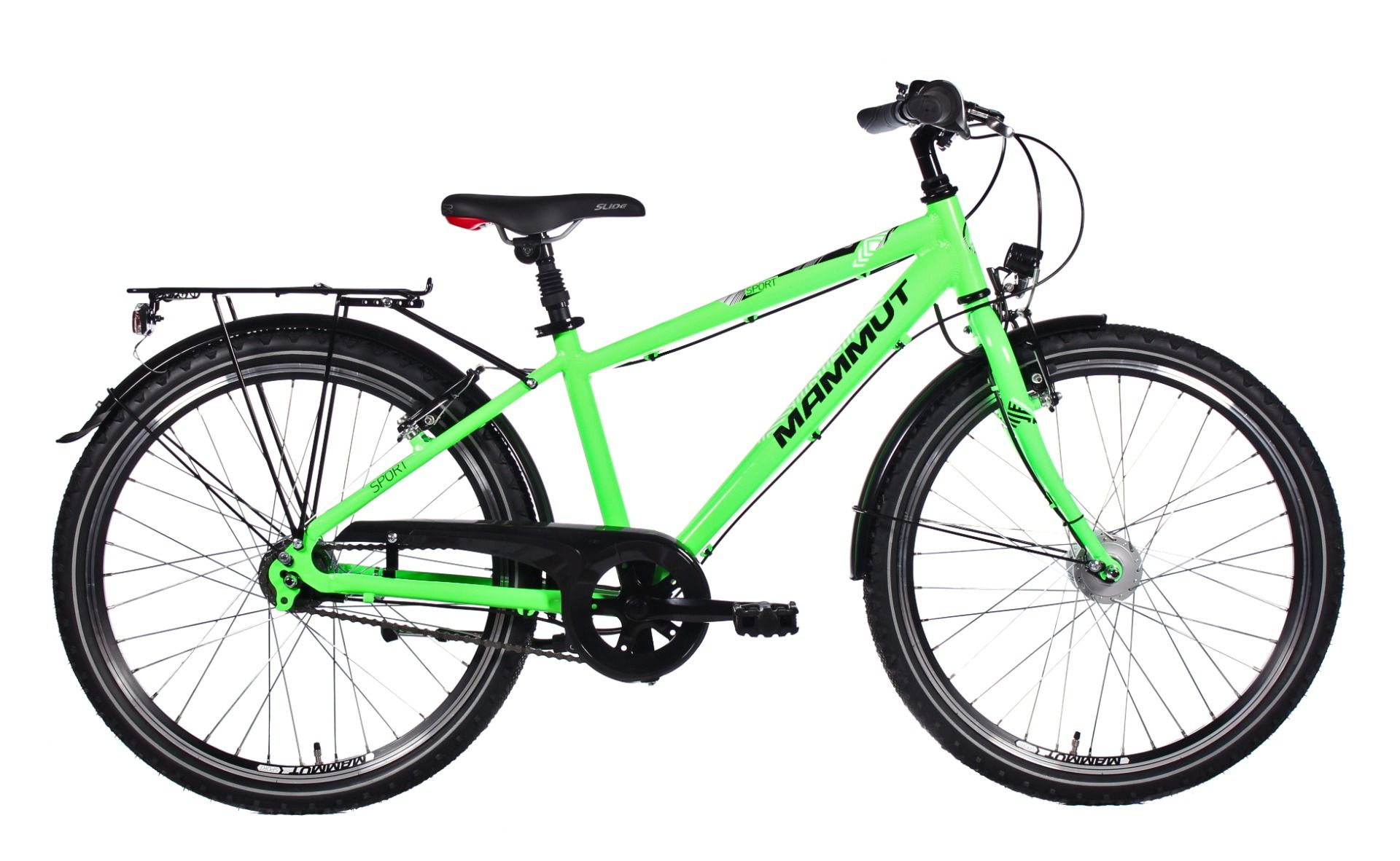 Mammut Sport 24 Zoll 7-Gang Diamant neon green - Fahrrad Online Shop