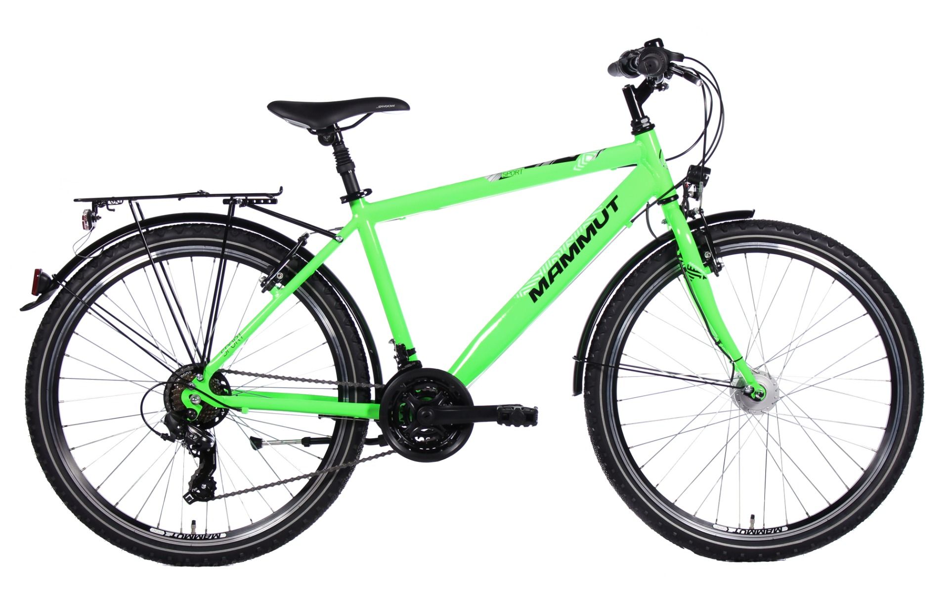 Mammut Sport 26 Zoll 21-Gang Diamant neon green - Fahrrad Online Shop