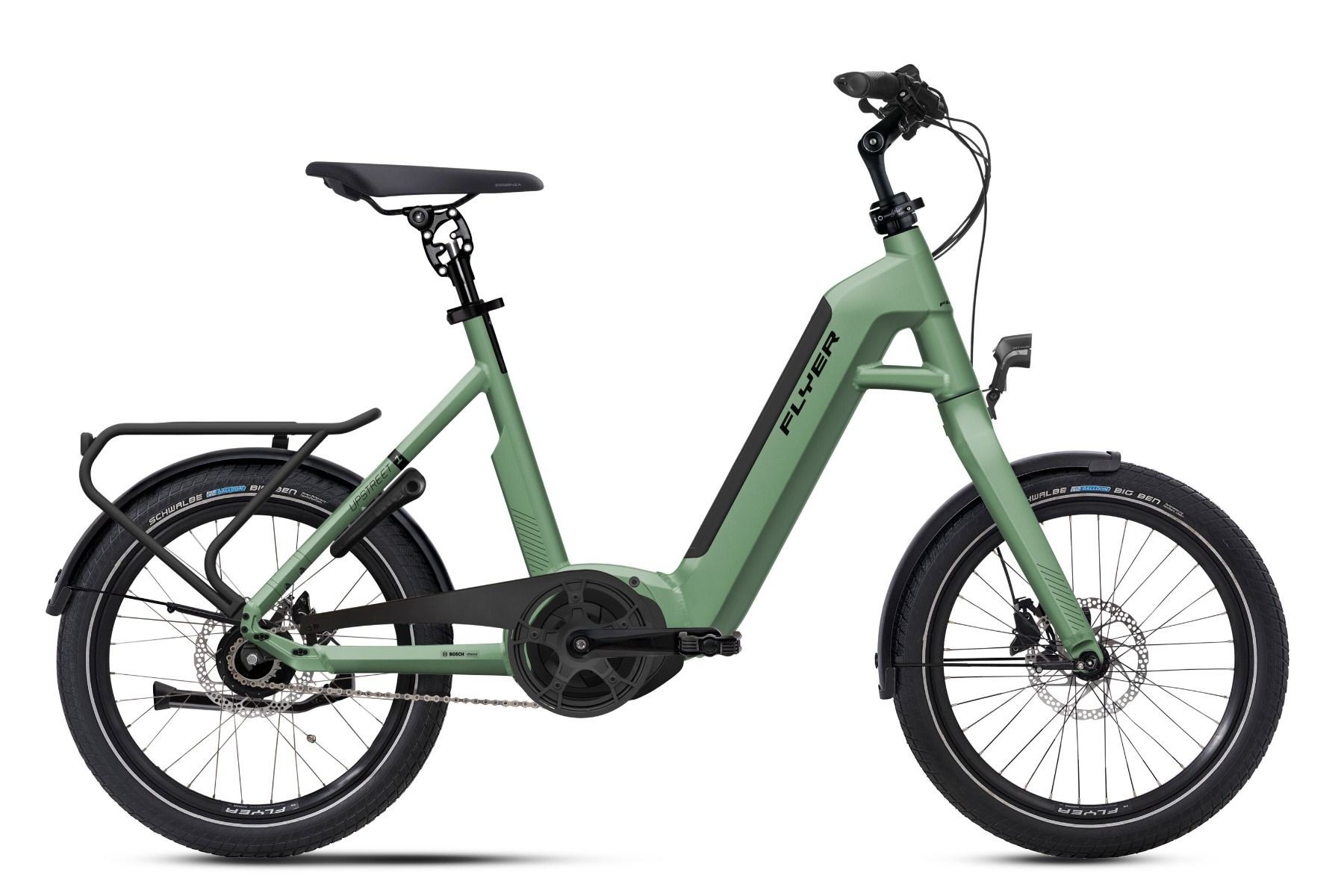 Flyer Upstreet1 5.40 500Wh Lichen Green Satin (2022) - Fahrrad Online Shop