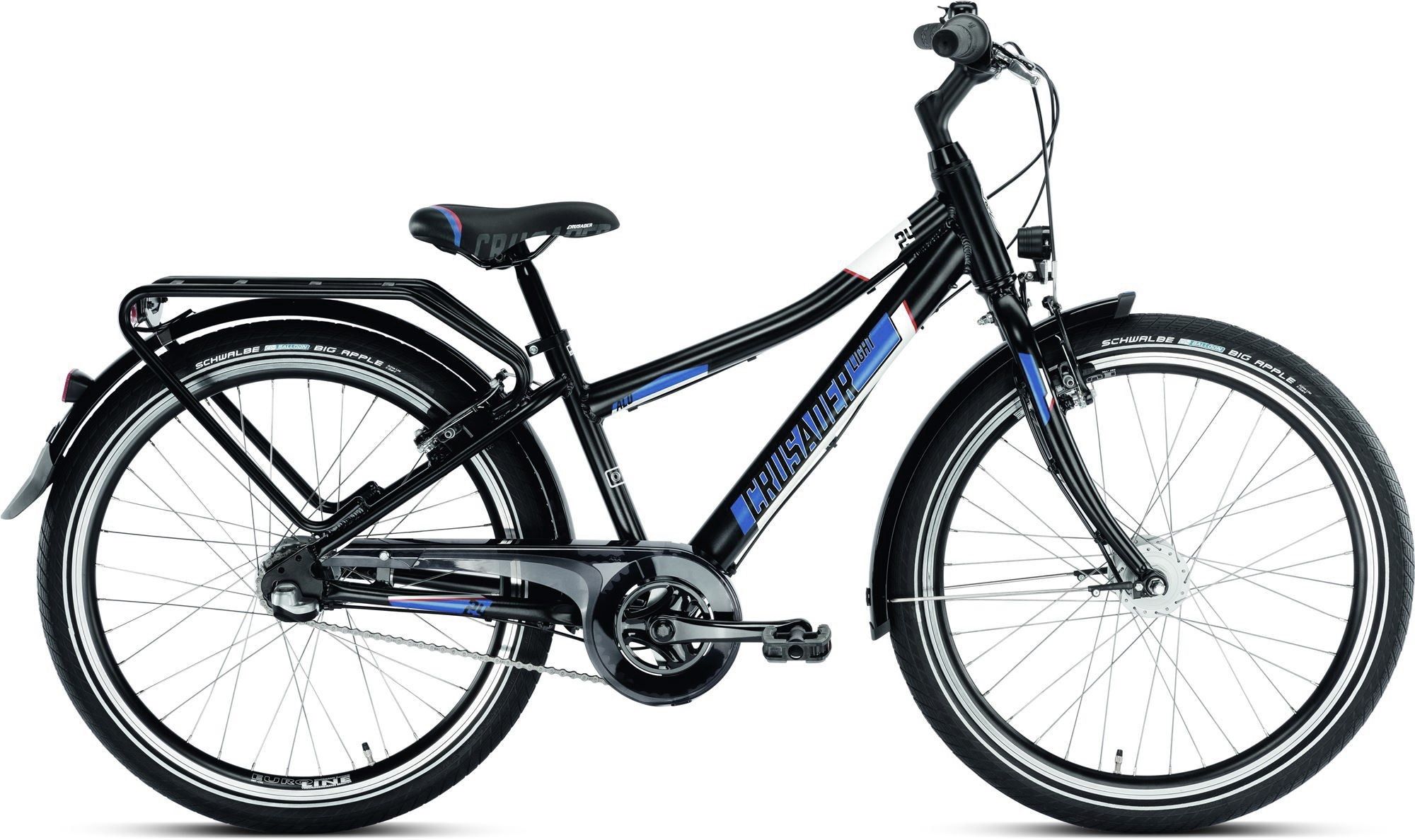 Puky Crusader 24-3 Alu light (City) schwarz-blau - Fahrrad Online Shop